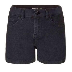 Guess black soft denim shorts